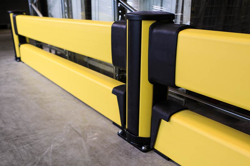 Impact High with Floor Barrier configuration yellow